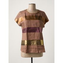 DEVERNOIS - Top marron en lin - Femme - Taille 36 - Modz