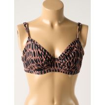 FANTASIE - Haut de maillot de bain marron en polyamide - Femme - Taille 90E - Modz