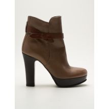 ALBERTO FERMANI - Bottines/Boots marron en cuir - Femme - Taille 35 - Modz