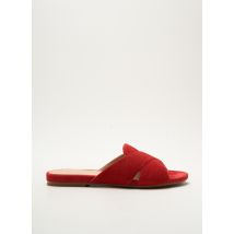 UNISA - Mules/Sabots rouge en cuir - Femme - Taille 37 - Modz