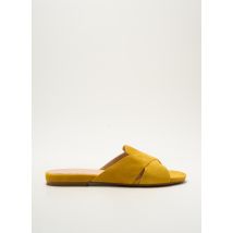 UNISA - Mules/Sabots jaune en cuir - Femme - Taille 38 - Modz