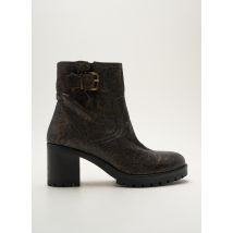 COCO ET ABRICOT - Bottines/Boots noir en cuir - Femme - Taille 40 - Modz