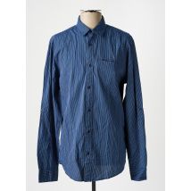 MAISON SCOTCH - Chemise manches longues bleu en coton - Homme - Taille M - Modz