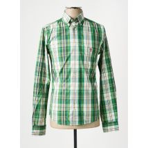 FRANKLIN MARSHALL - Chemise manches longues vert en coton - Homme - Taille S - Modz