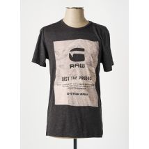 G STAR - T-shirt gris en coton - Homme - Taille S - Modz