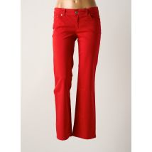 PHARD - Pantalon droit rouge en coton - Femme - Taille 40 - Modz