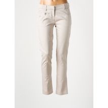 LPB - Pantalon slim gris en coton - Femme - Taille 38 - Modz