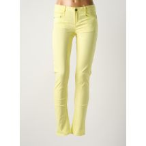 LES P'TITES BOMBES - Pantalon slim jaune en coton - Femme - Taille 38 - Modz