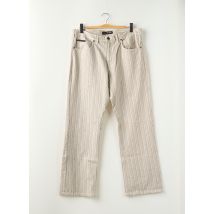 BLEND OF AMERICA - Pantalon droit beige en coton - Homme - Taille W36 - Modz