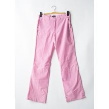 BE YOU K - Pantalon droit rose en coton - Femme - Taille 36 - Modz
