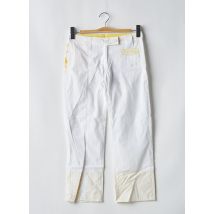 BE YOU K - Pantalon 7/8 blanc en coton - Femme - Taille 36 - Modz