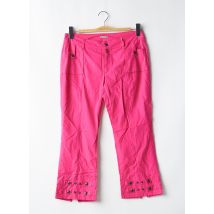 BE YOU K - Pantacourt rose en coton - Femme - Taille 38 - Modz