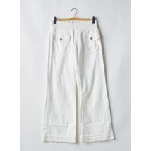 BSA CONCEPT - Pantalon flare blanc en coton - Femme - Taille 36 - Modz