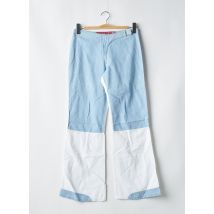 CHEYENNE - Pantalon flare bleu en lin - Femme - Taille 38 - Modz