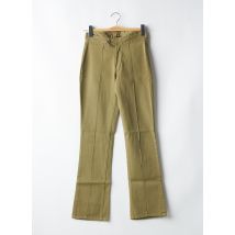 DIESEL - Pantalon droit vert en coton - Femme - Taille W26 - Modz
