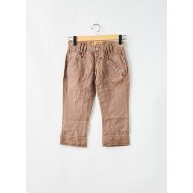 FREEMAN T.PORTER - Pantacourt marron en coton - Femme - Taille W26 - Modz