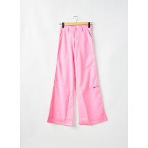 LA BRIGADA INTERNACIONAL - Pantalon droit rose en polyester - Femme - Taille 34 - Modz