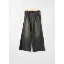 LA BRIGADA INTERNACIONAL - Jeans coupe large bleu en coton - Femme - Taille 42 - Modz