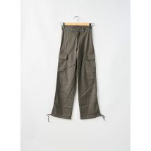 LA BRIGADA INTERNACIONAL - Pantalon cargo vert en coton - Femme - Taille 34 - Modz