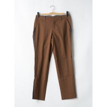 LEON & HARPER - Pantalon 7/8 marron en laine - Femme - Taille 36 - Modz