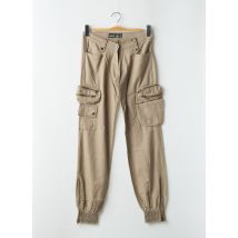 RWD - Pantalon cargo marron en coton - Femme - Taille 34 - Modz