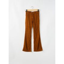REIKO - Pantalon flare marron en coton - Femme - Taille W25 - Modz