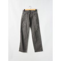 TAKE TWO - Pantalon droit gris en coton - Femme - Taille W28 - Modz