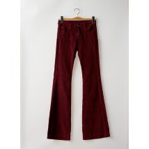 FIVE PM - Pantalon flare rouge en coton - Femme - Taille 36 - Modz