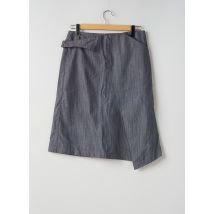 2 TWO - Jupe mi-longue bleu en polyester - Femme - Taille 42 - Modz