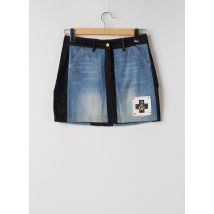 BE YOU K - Jupe courte bleu en coton - Femme - Taille 40 - Modz