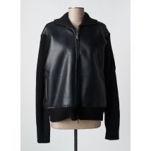 W.S.K. - Gilet manches longues noir en polyurethane - Homme - Taille M - Modz