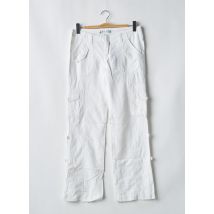 BLEND SHE - Pantalon droit blanc en coton - Femme - Taille 42 - Modz