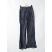 BE YOU K - Pantalon flare bleu en coton - Femme - Taille 34 - Modz