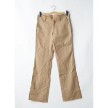 BE YOU K - Pantalon chino beige en coton - Femme - Taille 38 - Modz