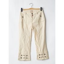 BE YOU K - Pantacourt beige en coton - Femme - Taille 34 - Modz