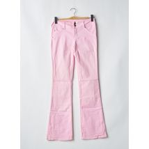 CIMARRON - Pantalon flare rose en coton - Femme - Taille 36 - Modz