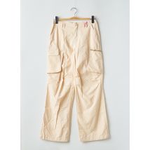 TEDDY SMITH INDUSTRY - Pantalon cargo beige en coton - Fille - Taille TU - Modz
