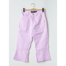 FREEMAN T.PORTER - Pantacourt violet en polyester - Femme - Taille W25 - Modz