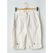 FREEMAN T.PORTER - Bermuda beige en coton - Femme - Taille W27 - Modz