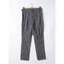 KILL DEAL - Pantalon droit gris en coton - Femme - Taille 38 - Modz