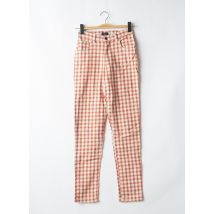 LOLITA - Pantalon slim orange en coton - Femme - Taille 36 - Modz