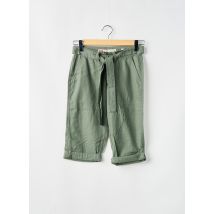 ONLY - Bermuda vert en lin - Femme - Taille W38 - Modz