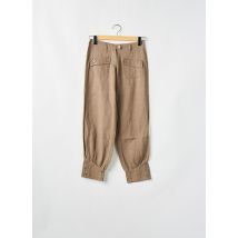 SESSUN - Pantalon droit gris en coton - Femme - Taille 34 - Modz