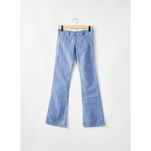 MELTIN'POT - Pantalon droit bleu en coton - Femme - Taille W25 - Modz