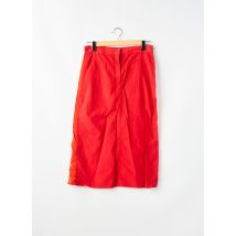 E-PLAY - Jupe longue rouge en coton - Femme - Taille 42 - Modz