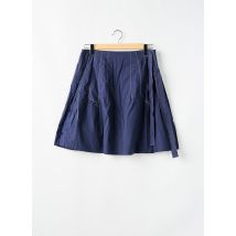 HARDCORE SESSION - Jupe mi-longue bleu en coton - Femme - Taille 40 - Modz