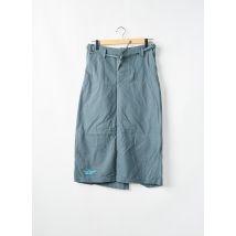 DDP - Jupe mi-longue bleu en coton - Femme - Taille 42 - Modz