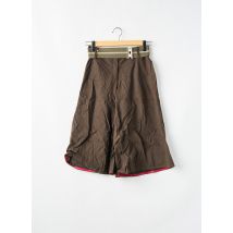SESSUN - Pantacourt marron en coton - Femme - Taille 40 - Modz