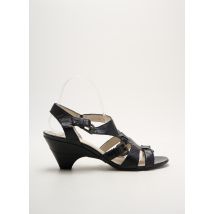 SIMONA FASHION - Sandales/Nu pieds noir en cuir - Femme - Taille 40 - Modz