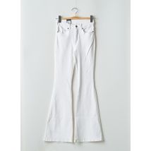 DR DENIM - Jean coupe flare blanc en coton - Femme - Taille 32 - Modz